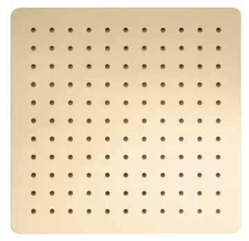 LOTUS SQ Душ-пита 30 / 30  SLIM неръждаема стомана покритие GOLD MAT