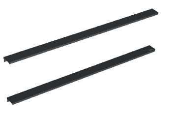 ROCA ELEGANT PLUS Комплект 2 дръжки 583мм черен цвят