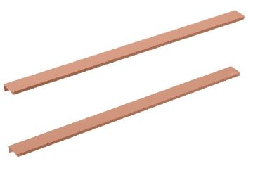 ROCA ELEGANT PLUS Комплект 2 дръжки 389мм розово злато