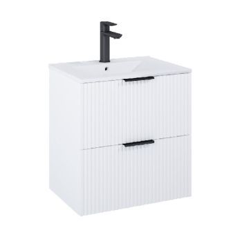 ROCA REEF UNIK 615MM Мебел с две чекмеджета и умивалник Бял Мат 