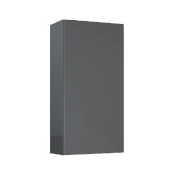 ROCA EXTRA Колона за монтаж на стена с една вратичка 400мм на 216мм дълбочина Оникс 