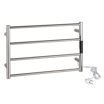 Лира за баня, електрическа, хром