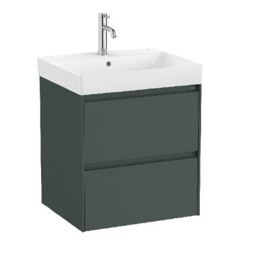 ROCA ONA 55 Мебел Unik с две чекмеджета и умивалник Зелен Мат