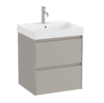 ROCA ONA 55 Мебел Unik с две чекмеджета и умивалник Sand Grey 