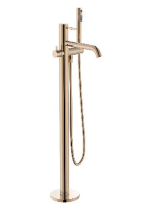 ROCA ONA Стоящ смесител за вана от под Розово Злато 