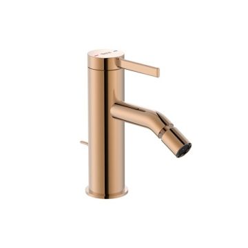 ROCA ONA Смесител за биде с автоматичен изпразнител Розово Злато 