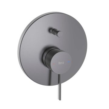 ROCA ONA Вграден смесител вана-душ с автоматичен преключвател Brushed Graphite  