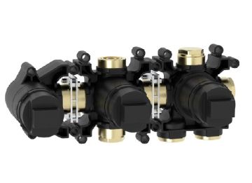 ROCA T-MULTI Вградено тяло за термостатичен смесител за душ с два изхода