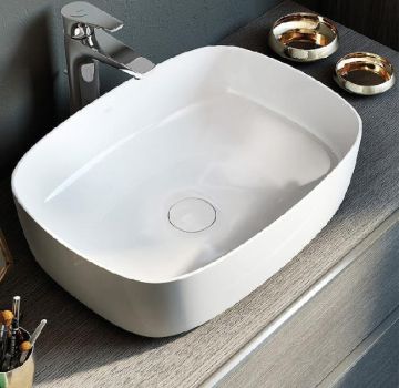 INSPIRA Soft Умивалник за монтаж върху плот 500 - Pearl