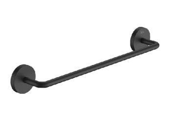 Roca Victoria Ro Релса за хавлии 40см Черен Мат