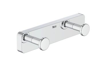 Roca SONATA Двойна закачалка за кърпи Хром