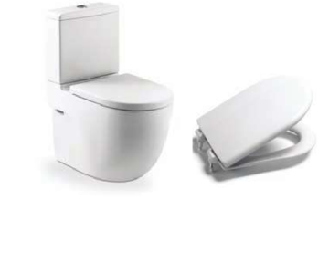 MERIDIAN RMLS Compact Долепен моноблок със седалка и капак SUPRALIT забавено падане