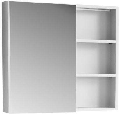 ALUMINA Горен шкаф с осветление 680/600/130 БЯЛ
