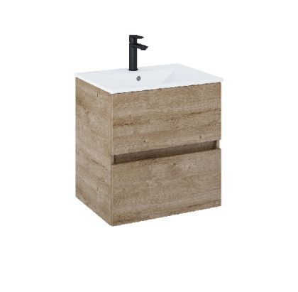 Cube-N ROCA Дъп 55см базов модул с две чекмеджета и умивалник