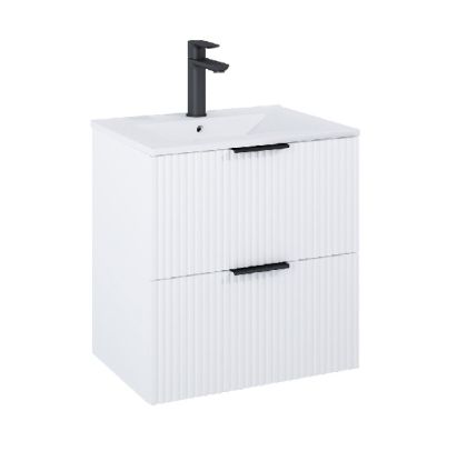 ROCA REEF UNIK 615MM Мебел с две чекмеджета и умивалник Бял Мат 