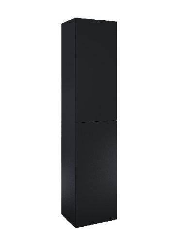 ROCA EXTRA 180см Колона за баня с две врати Черен гланц 