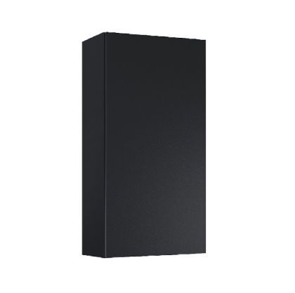 ROCA EXTRA Колона за баня с една вратичка 400мм на 216мм дълбочина Черен Гланц