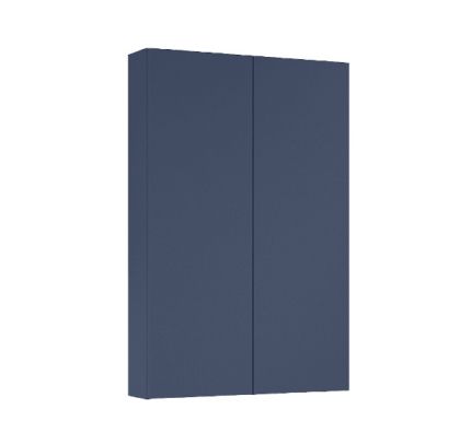 ROCA EXTRA Колона за баня с две вратичка 500мм на 126мм дълбочина Син цвят  