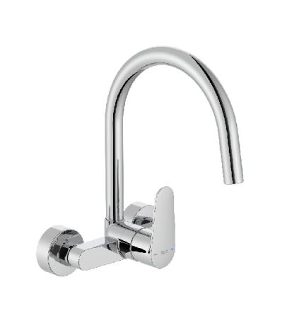 ROCA VICTORIA PLUS Стенен смесител за кухня хром едноръкохватков 