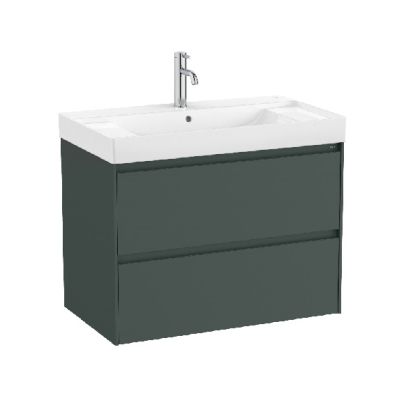 ROCA ONA 80 Мебел Unik с две чекмеджета и умивалник Зелен Мат 