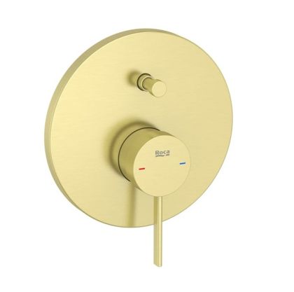 ROCA ONA Вграден смесител вана-душ с автоматичен преключвател Brushed Brass 