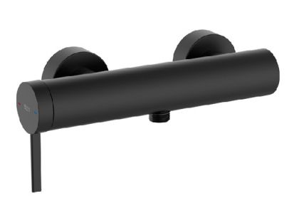 ROCA ONA Стенен смесител за душ Черен Мат 