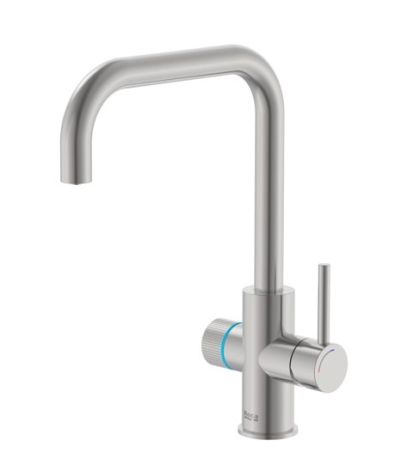 ROCA AQUAFY Смесител за кухня с фитрираща система два изхода  Stainless Steel Finish