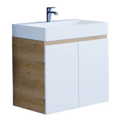 BALANCE 60cm Шкаф с мивка Stance  две врати с механизми за плавно прибиране