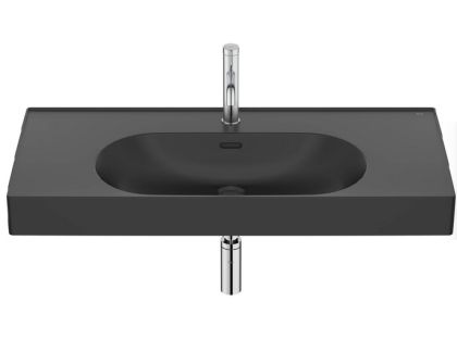 Умивалник MERIDIAN 100 / 46 за стенен монтаж BLACK