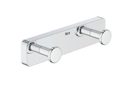 Roca SONATA Двойна закачалка за кърпи Хром