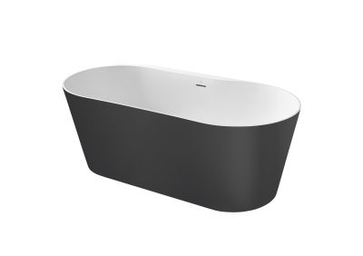 RAINA STONEX Акрилна вана 1590 х 790 mm Onyx/White