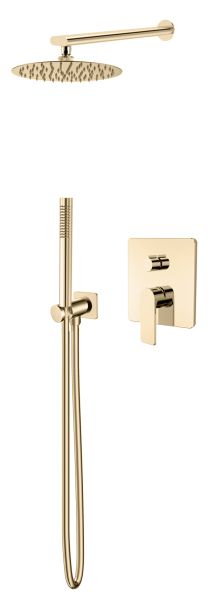 Комплект смесители LOTUS GOLD МАТ и сифон