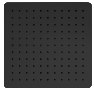 LOTUS SQ Душ-пита 30 / 30  SLIM неръждаема стомана покритие Черен Мат