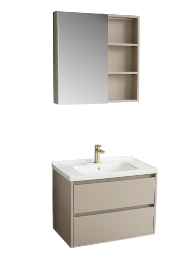 ALUMINA Комплект горен и долен шкаф 70 ДЪБ 