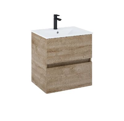 Cube-N ROCA Дъп 55см базов модул с две чекмеджета и умивалник