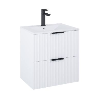 ROCA REEF UNIK 615MM Мебел с две чекмеджета и умивалник Бял Мат 