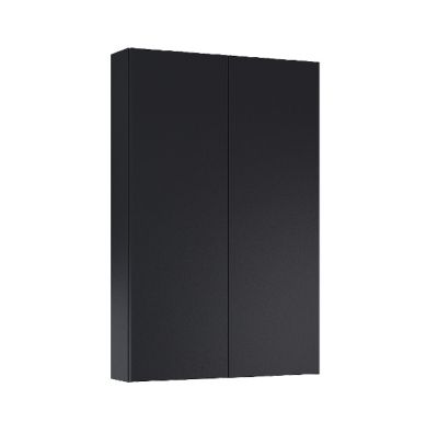 ROCA EXTRA Колона за баня с две вратичка 500мм на 126мм дълбочина Черен Мат 