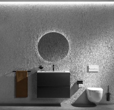 ROCA LUNA  Огледало с амбиентно LED осветление за баня кръгло 80 см