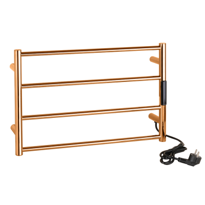 Лира за баня, електрическа, розово злато