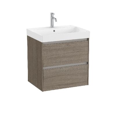 ROCA ONA 60 Мебел Unik с две чекмеджета и умивалник Dark Elm 