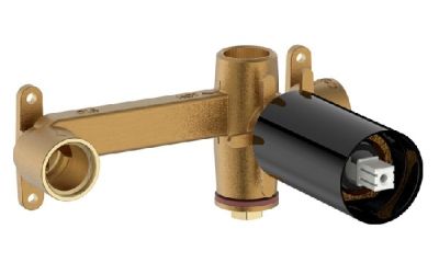 ONA Box Вградено тяло за стенен смесител за умивалник Titanium Black 