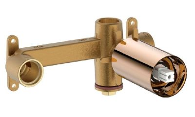 ONA Box Вградено тяло за стенен смесител за умивалник Розово Злато 