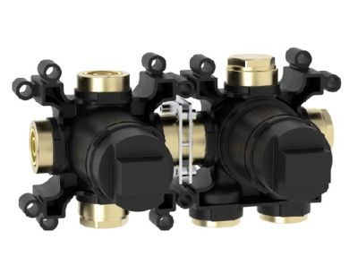 ROCA T-MULTI Вградено тяло за термостатичен смесител за душ с два изхода