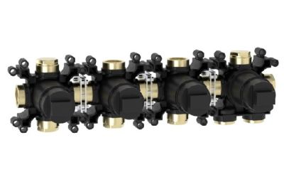 ROCA T-MULTI Вградено тяло за термостатичен смесител за душ с три изхода