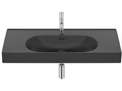 Умивалник MERIDIAN 100 / 46 за стенен монтаж BLACK