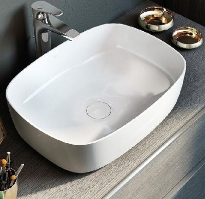 INSPIRA Soft Умивалник за монтаж върху плот 500 - Pearl