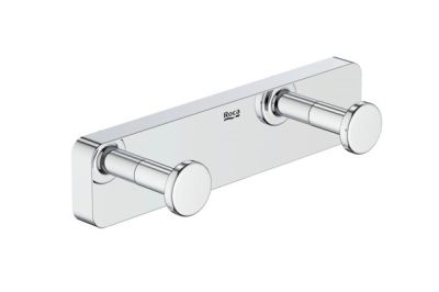 Roca SONATA Двойна закачалка за кърпи Хром