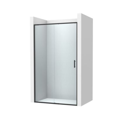 Roca Victoria Plus L2-E Параван за душ 140см Черен Мат