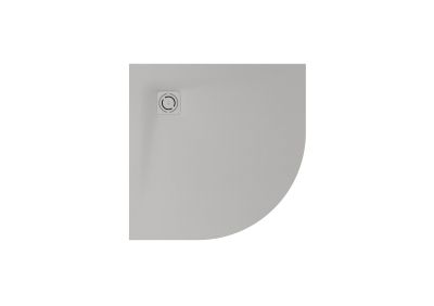 TERRAN-N BEIGE COFFEE Свръхплоско Заоблено Душ-корито от композитен материал STONEX® 90x90